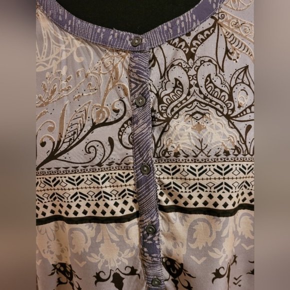 ROUGH STOCK PANHANDLE SLIM Snap-down Western Shirt Size XL - Picture 4 of 10